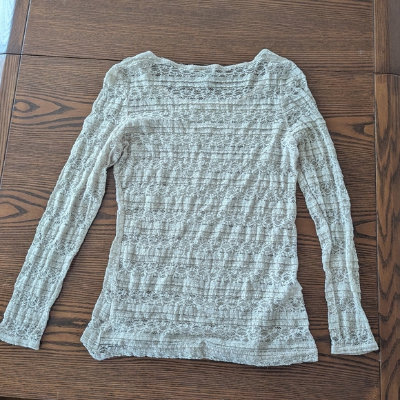 Dynamite Ivory Lace Top - Picture 5 of 6